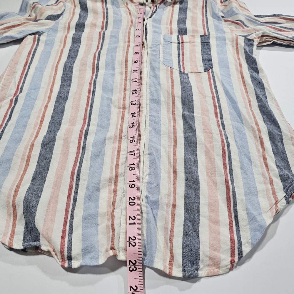 Anthropologie Maeve Sz S Chatham Striped Shirt longsleeve Women's - Picture 6 of 7